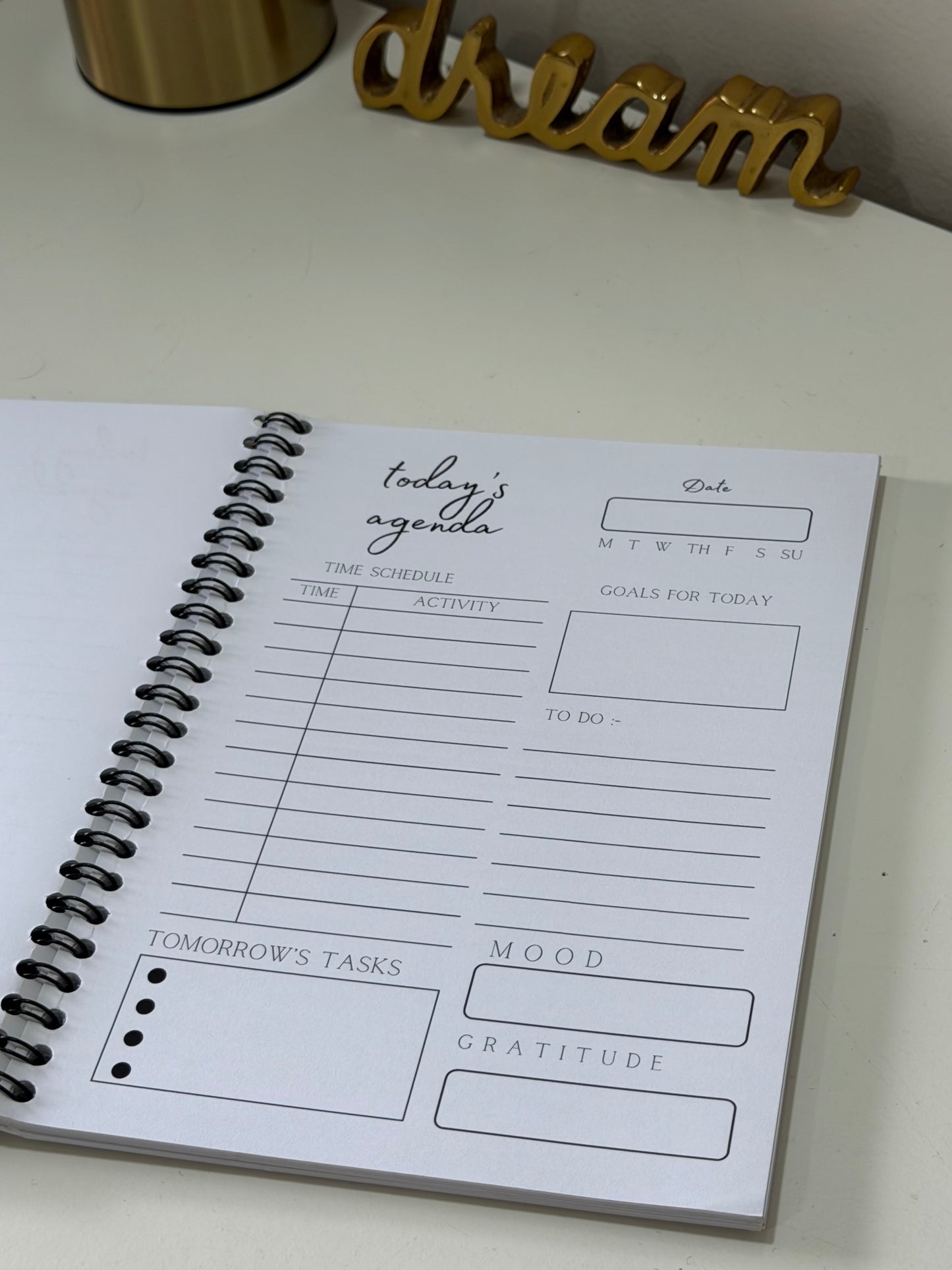 Daily Agenda Planner - Van Gogh