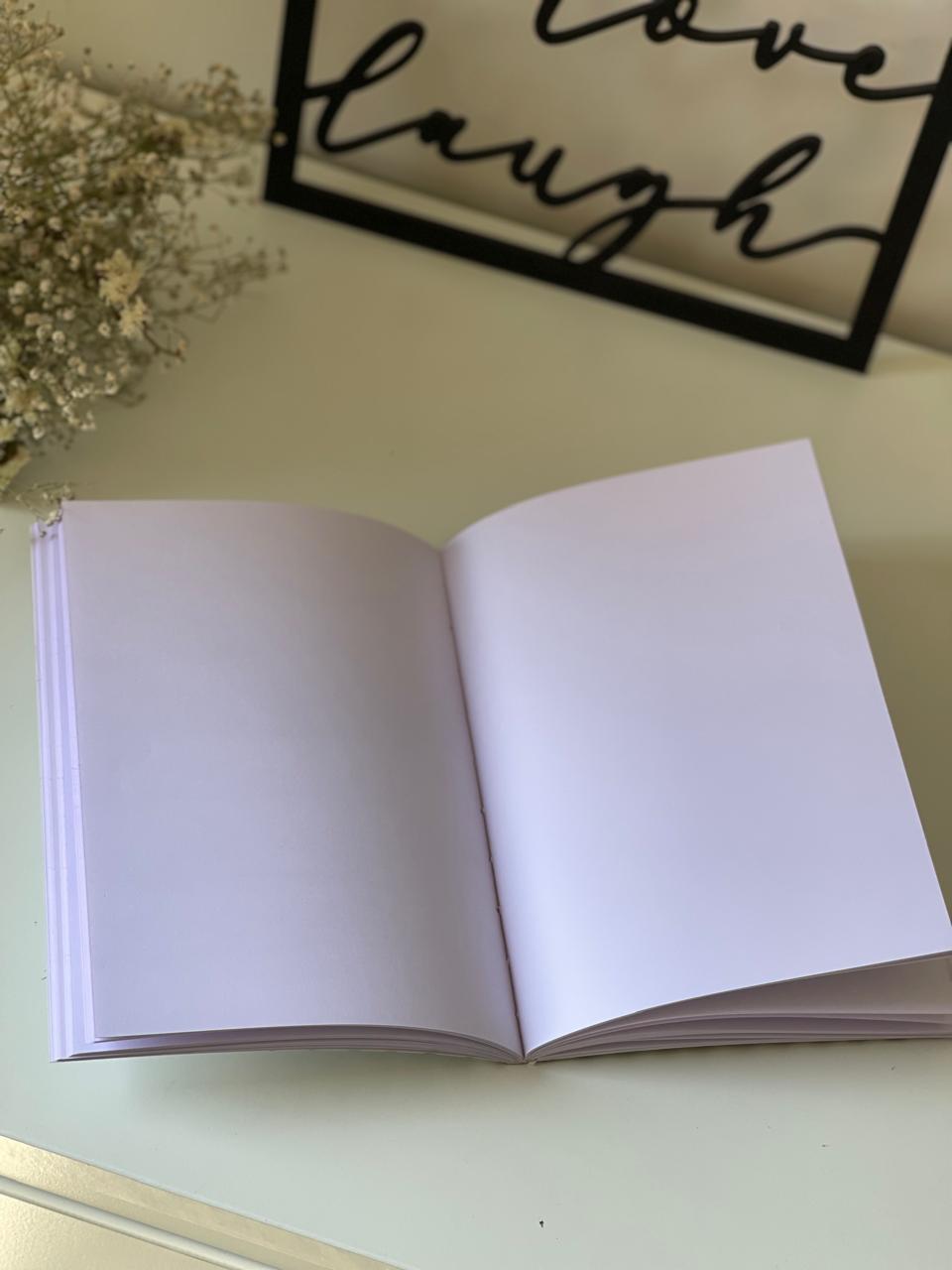 Floral Plain Notebook